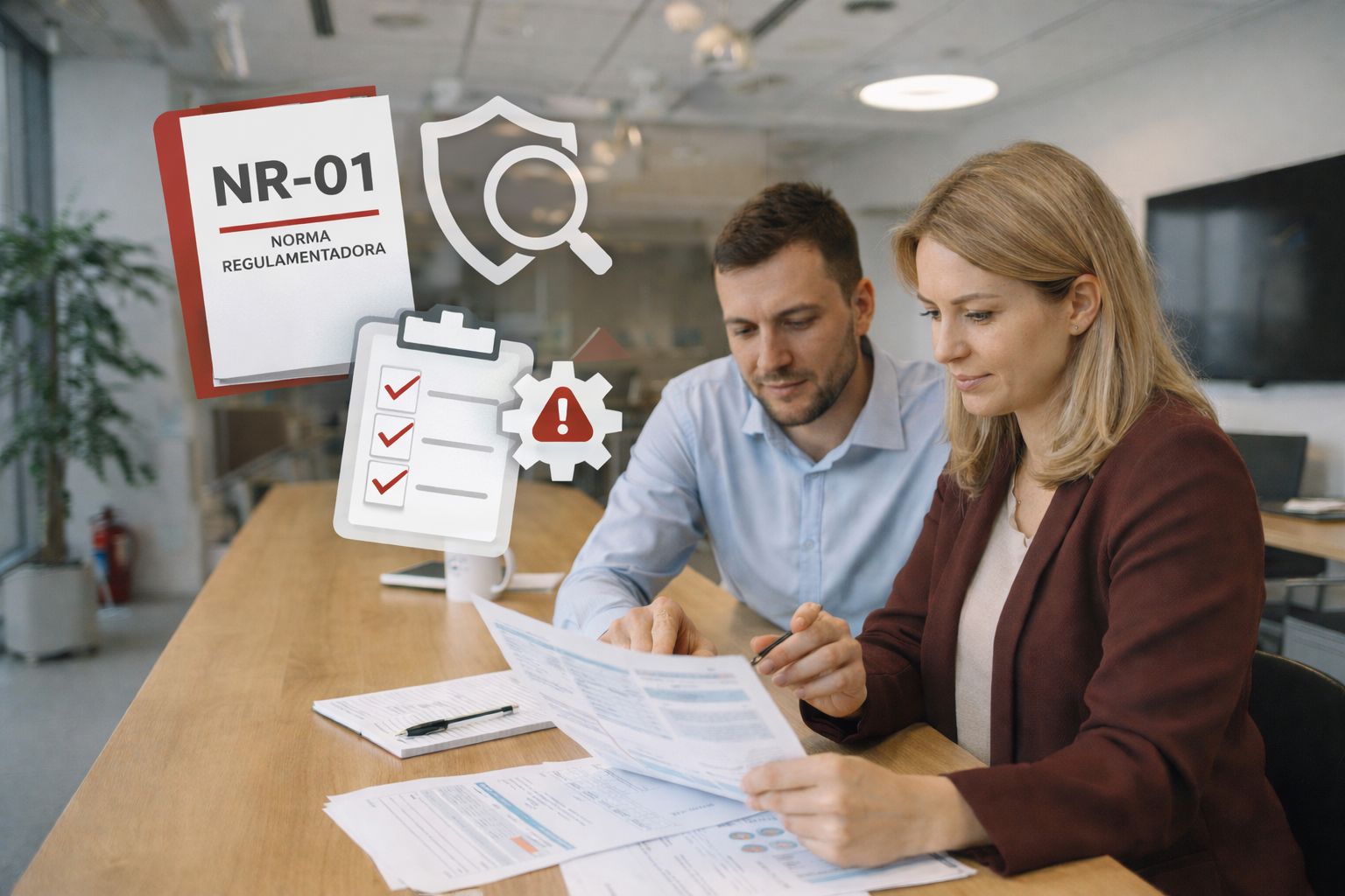 Fiscalização de riscos psicossociais 2026 conforme exigências da NR-01