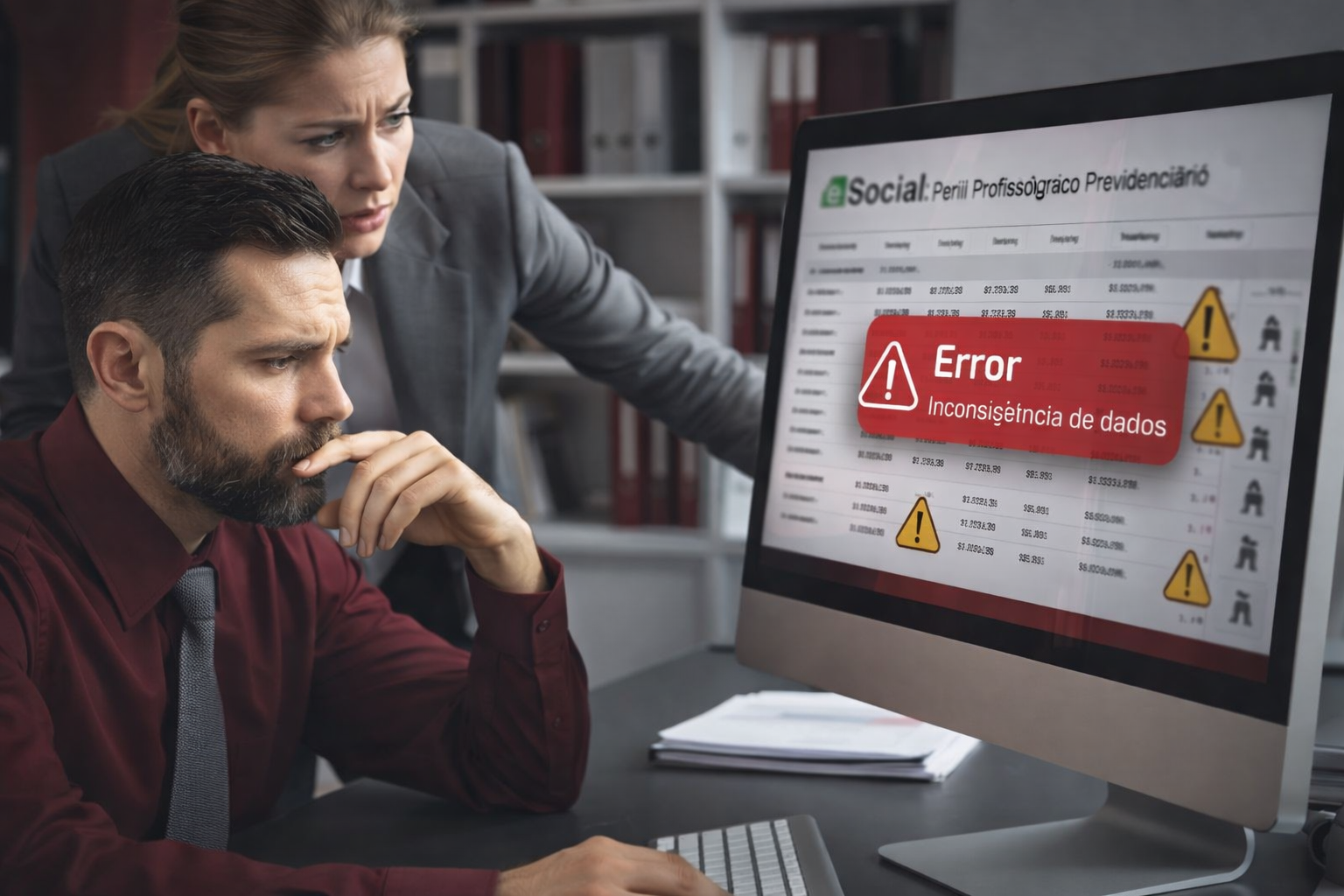 erros no PPP eletrônico 2026 e inconsistências no eSocial